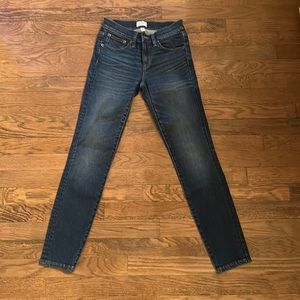 J crew dark wash jeans size 25 rarely worn
